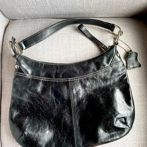 Danier Leather black shoulder bag